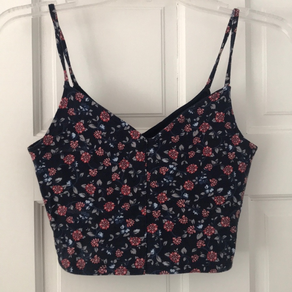 Floral crop top